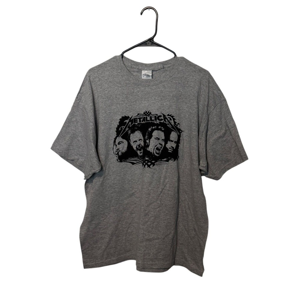 Metallica Shirt Mens XL Gray 2005 Y2k Metal Music Thrash Band Tee Merch Hetfield